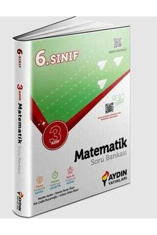 AYDIN 6.SINIF MATEMATİK ÜÇ ADIM SORU BANKASI (KAMPANYALI ÜRÜN)