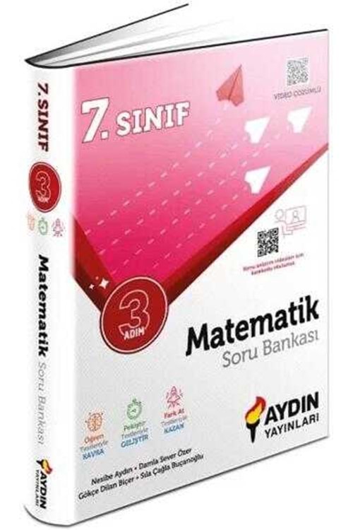 AYDIN 7.SINIF MATEMATİK ÜÇ ADIM SORU BANKASI