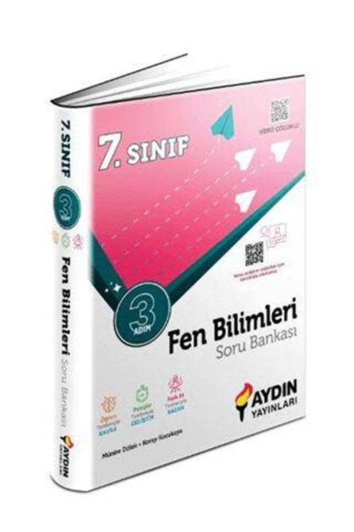 AYDIN 7.SINIF FEN BİLİMLERİ ÜÇ ADIM SORU BANKASI