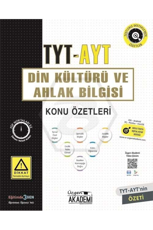 ÜÇGEN AKADEMİ TYT DİN KÜL. VE AHLAK BİL. - KONU ÖZETLERİ