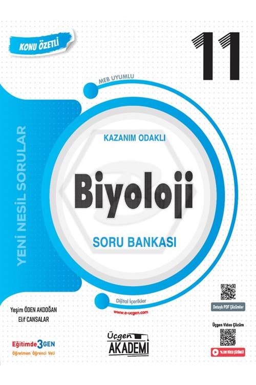 ÜÇGEN AKADEMİ 11.SINIF - KONUNUN ÖZÜ - BİYOLOJİ - KÖSB
