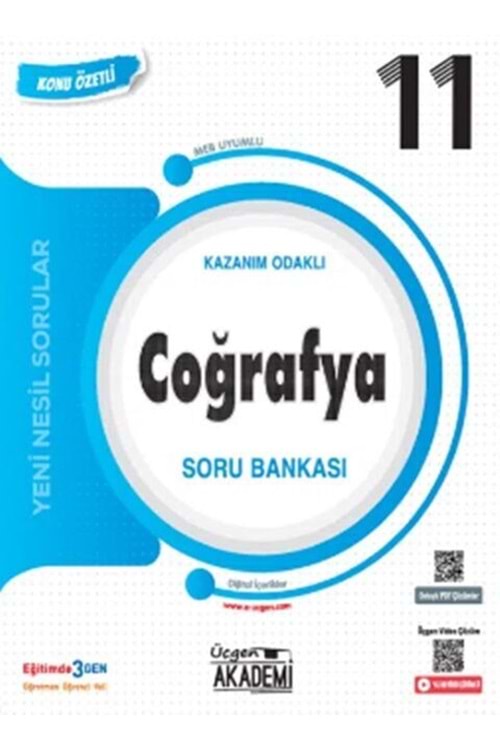ÜÇGEN AKADEMİ 11.SINIF - KONUNUN ÖZÜ - COĞRAFYA - KÖSB
