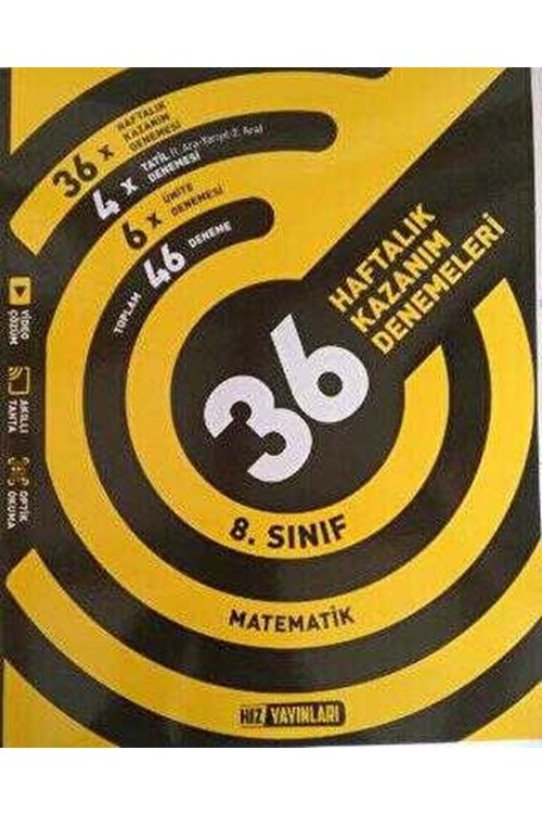 8.SINIF MATEMATİK HAFTALIK DENEME