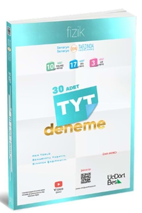 ÜÇDÖRTBEŞ 2025 TYT FİZİK 30 DENEME