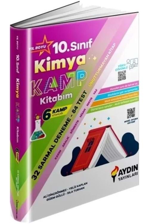 AYDIN 10.SINIF KİMYA KAMP KİTABIM (KAMPANYALI ÜRÜN)