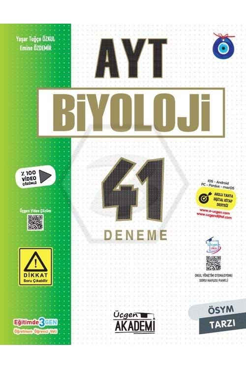 ÜÇGEN AKADEMİ AYT - BİYOLOJİ - 41 DENEME - 2024