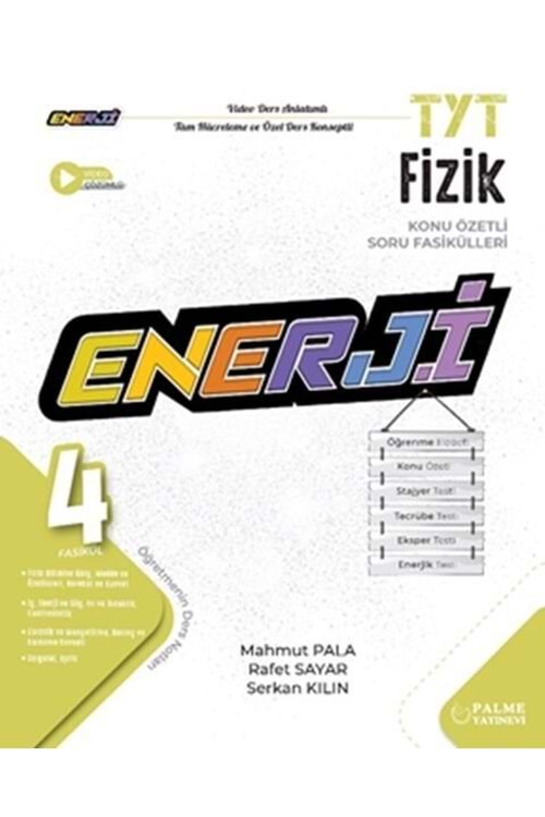 PALME TYT ENERJİ FİZİK KONU ÖZETLİ SORU FASİKÜLLERİ (4 F
