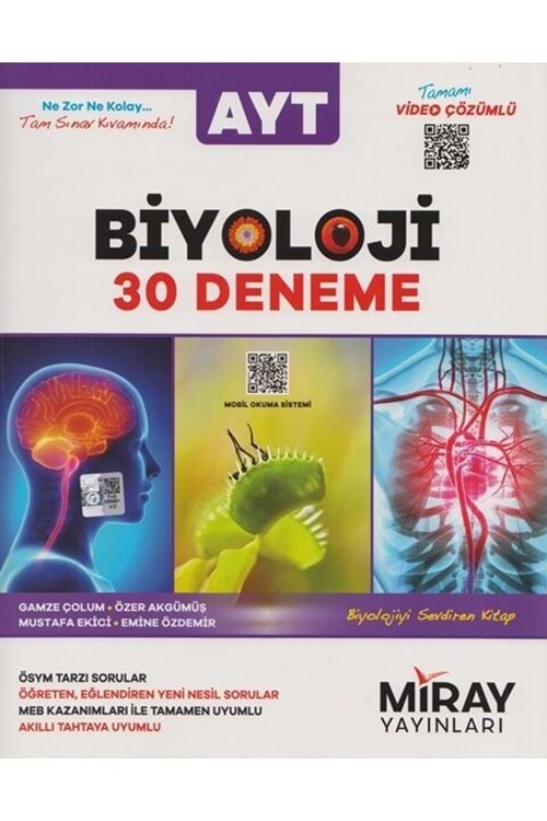 MİRAY AYT BİYOLOJİ 30 DENEME