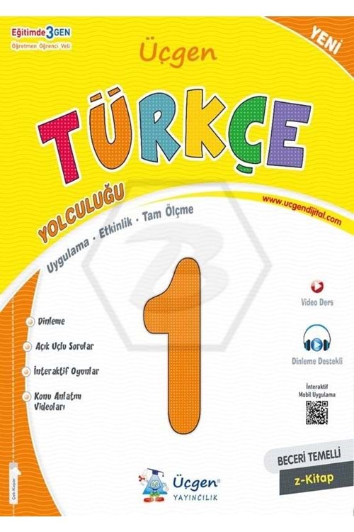 ÜÇGEN 1.SINIF BECERİ TEMELLİ - TÜRKÇE YOLCULUĞU - 2025