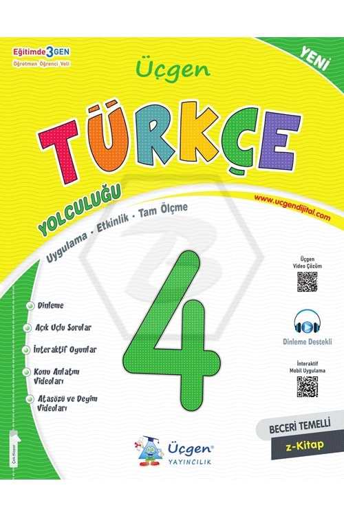 ÜÇGEN 4.SINIF BECERİ TEMELLİ - TÜRKÇE YOLCULUĞU - 2025