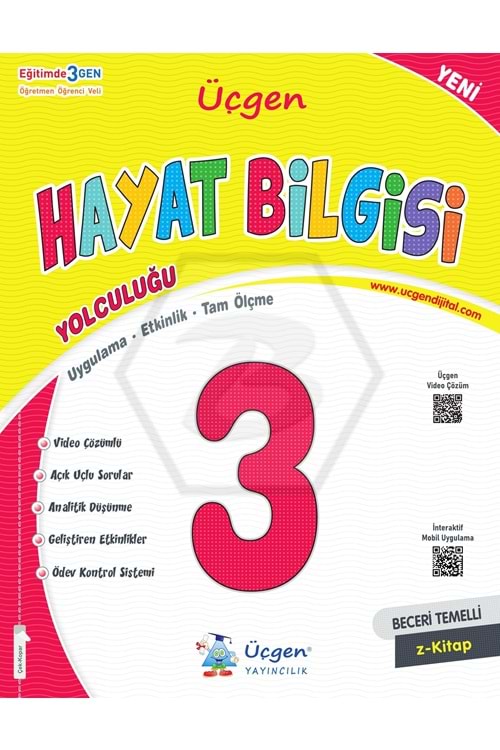 ÜÇGEN 3.SINIF BECERİ TEMELLİ - HAYAT BİLGİSİ YOLCULUĞU