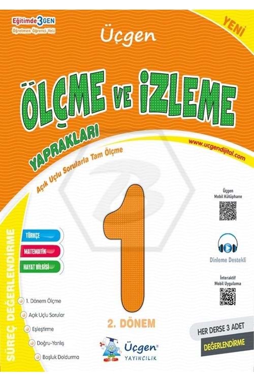ÜÇGEN 1.SINIF SÜREÇ VE ÖLÇME DEĞERLENDİRME - SINAV KİTA