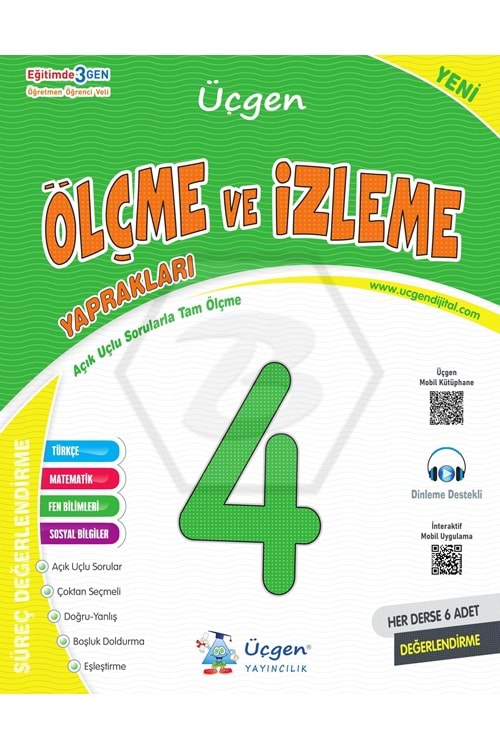 ÜÇGEN 4.SINIF SÜREÇ VE ÖLÇME DEĞERLENDİRME - SINAV KİTA