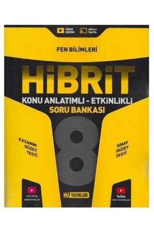 HIZ 8.SINIF HİBRİT FEN SORU BANKASI