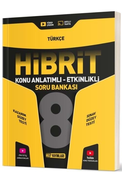 8. SINIF HİBRİT TÜRKÇE SORU BANKASI