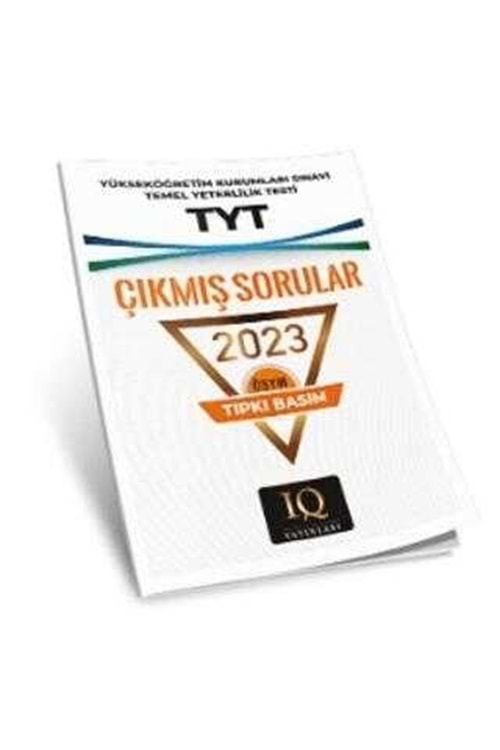 IQ ÖSYM ÇIKMIŞ SORULAR - TYT 2023