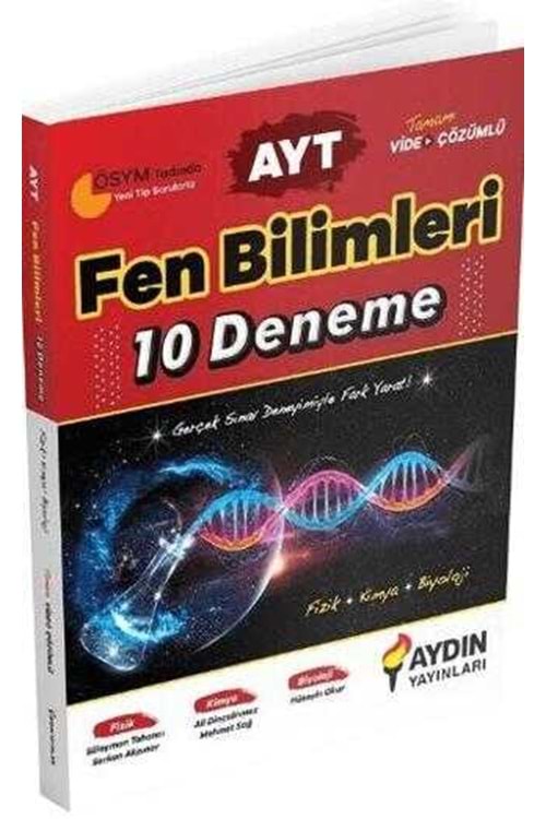 AYDIN AYT FEN BİLİMLERİ 10 DENEME