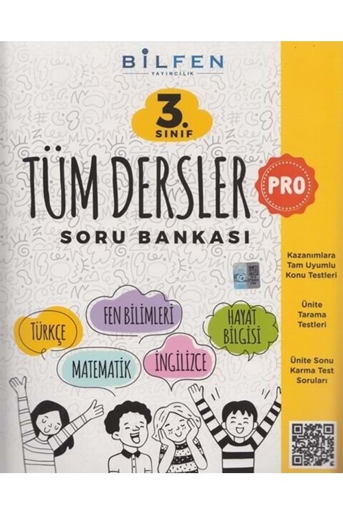 BİLFEN 3.SINIF PRO TÜM DERSLER SORU BANKASI