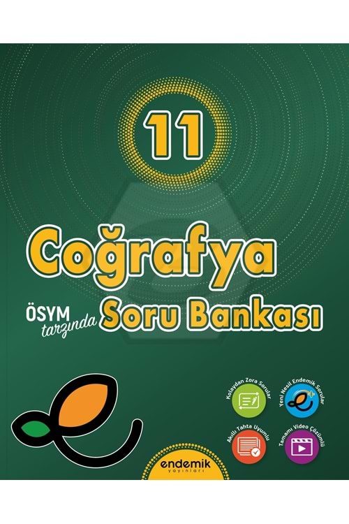 ENDEMİK 11.SINIF COĞRAFYA SORU BANKASI - 2024
