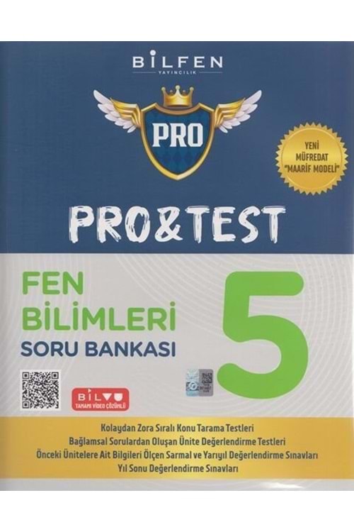 BİLFEN 5.SINIF PRO&TEST FEN BİLİMLERİ SORU BANKASI YENİ MÜFREDAT