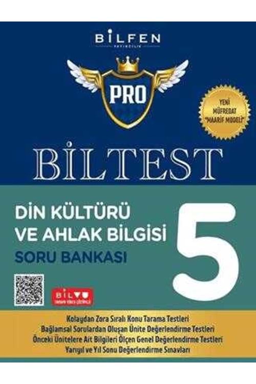 BİLFEN 5.SINIF BİLTEST PRO DİN KÜLTÜRÜ VE AHLAK BİLGİSİ SORU BANKASI YENİ MÜFREDAT