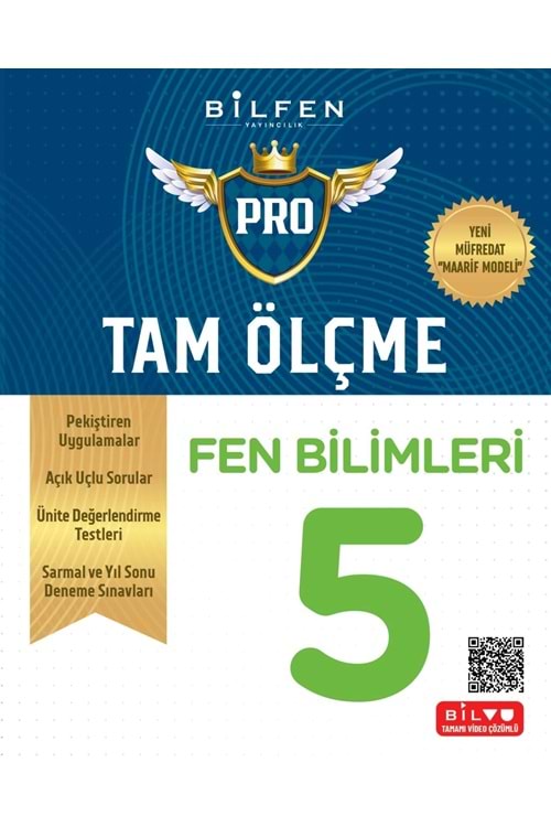 BİLFEN 5.SINIF TAM ÖLÇME PRO FEN BİLİMLERİ SORU BANKASI YENİ MÜFREDAT