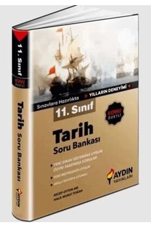 AYDIN 11.SINIF TARİH KONU ÖZETLİ SORU BANKASI