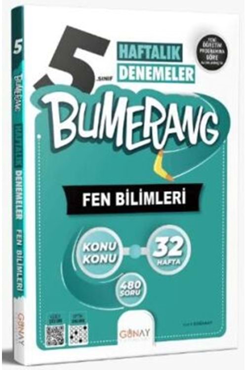GÜNAY BUMERANG 32 HAFTALIK FEN BİLİMLERİ DENEMELERİ