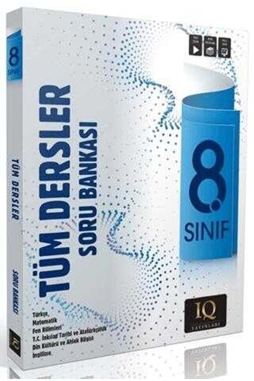 IQ 8.SINIF TÜM DERSLER SORU BANKASI
