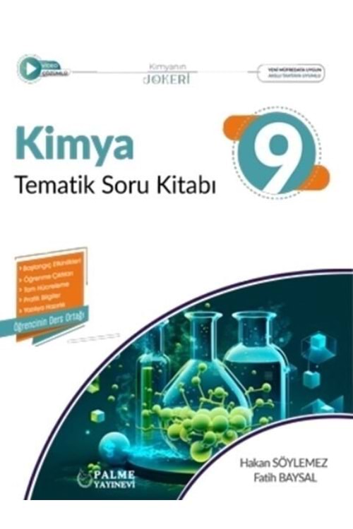 PALME 9.SINIF JOKER KİMYA TEMATİK SORU KİTABI