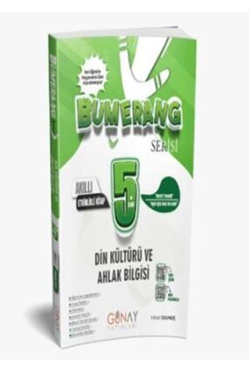 GÜNAY BUMERANG ETKİNLİKLİ DİN KÜLTÜRÜ VE AHLAK BİLGİSİ