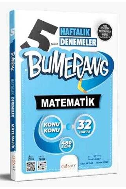 GÜNAY BUMERANG 32 HAFTALIK MATEMATİK DENEMELERİ