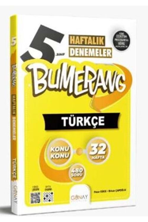 GÜNAY BUMERANG 32 HAFTALIK TÜRKÇE DENEMELERİ