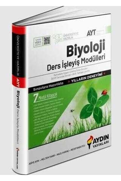 AYDIN ÜNİVERSİTEYE HAZIRLIK AYT BİYOLOJİ DERS İŞLEYİŞ MODÜLLERİ