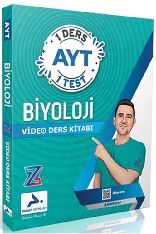 PARAF Z TAKIM AYT BİYOLOJİ VİDEO DERS KİTABI