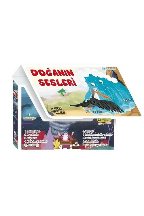 ÜÇGEN ÇOCUK DOĞANIN SESLERİ SERİSİ - 10 KİTAP + EK