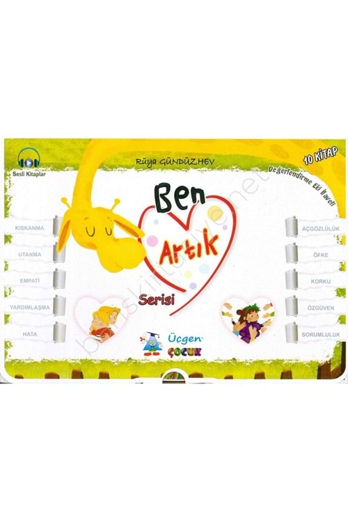 ÜÇGEN ÇOCUK BEN ARTIK SERİSİ YENİ - 10 KİTAP + EK KUTULU