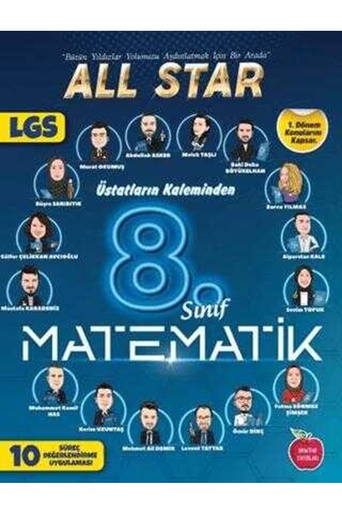 NEWTON 8.SINIF ALL STAR 1.DÖNEM 10 SÜREÇ DEĞERLENDİRME MATEMATİK