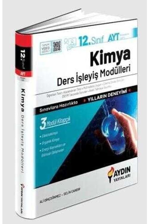 AYDIN 12.SINIF AYDIN KİMYA DERS İŞLEYİŞ MODÜLLERİ