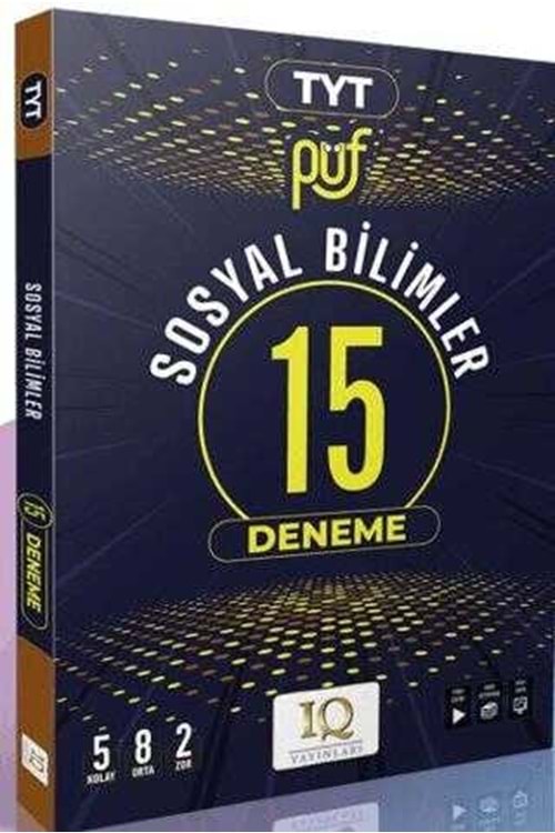IQ PÜF TYT SOSYAL BİLİM.15 BRANŞ DENEMESİ