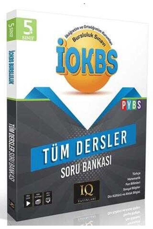 IQ 5.SINIF İOKBS TÜM DERSLER SORU BANKASI