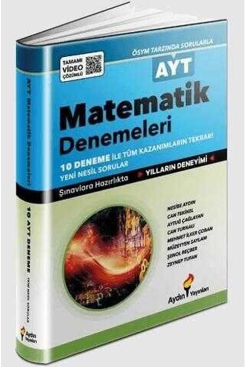 AYDIN AYT MATEMATİK 10 DENEME