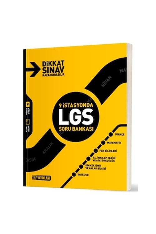 8.SINIF 9 İSTASYONDA LGS SORU BANKASI