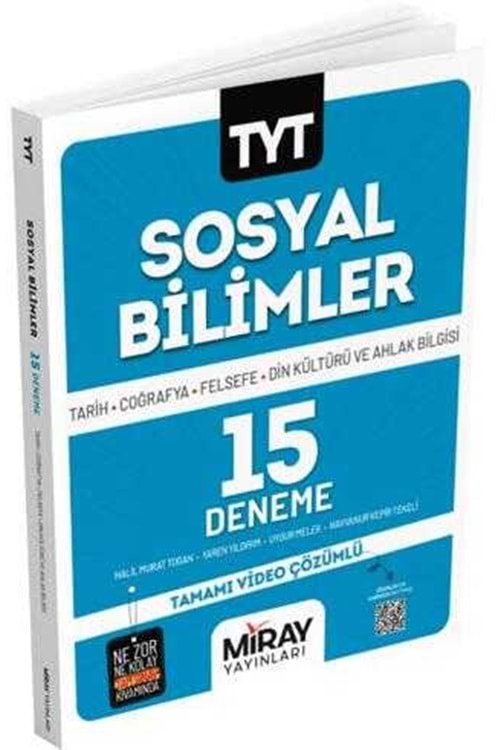 MİRAY TYT SOSYAL BİLİMLER 15 DENEME
