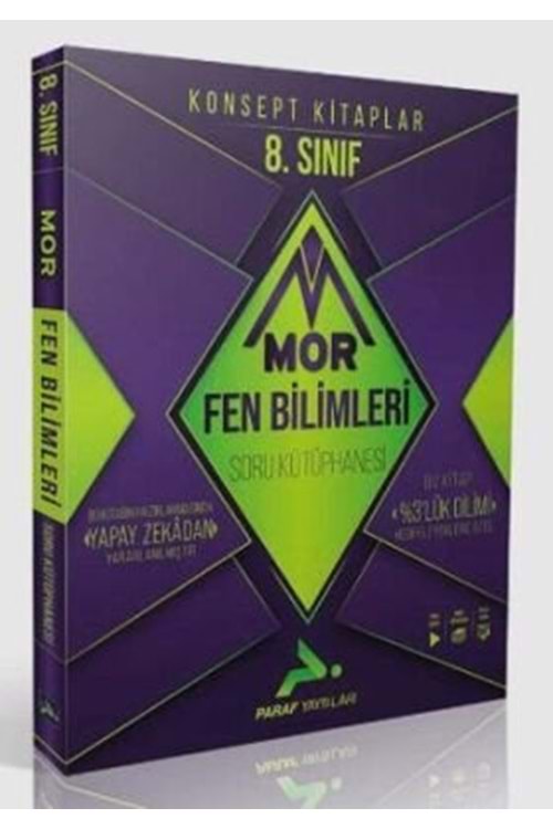 PARAF 8.SINIF MOR FEN BİLİMLERİ SORU KÜTÜPHANESİ