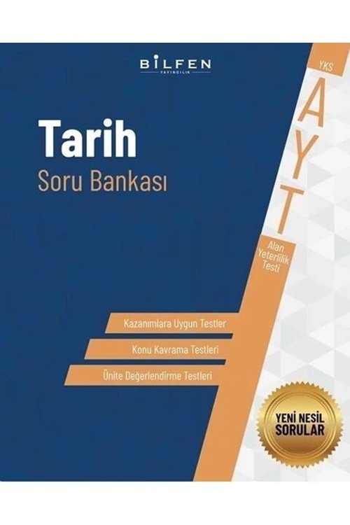 BİLFEN AYT TARİH SORU BANKASI( ÇALIŞMA KİTABI)