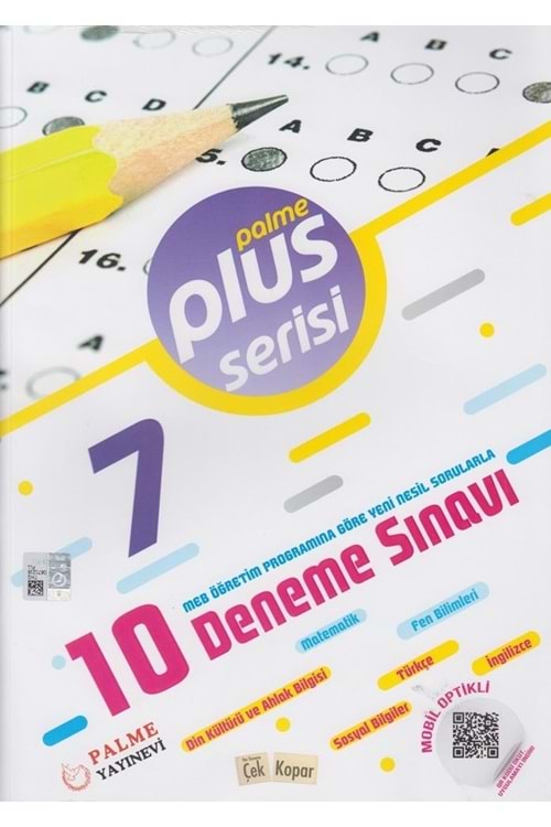 PALME 7.SINIF PLUS SERİSİ 10 DENEME SINAVI