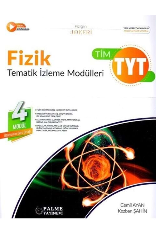 PALME TYT FİZİK TEMATİK İZLEME MODÜLLERİ