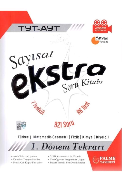 PALME TYT AYT SAYISAL EKSTRA SORU BANKASI