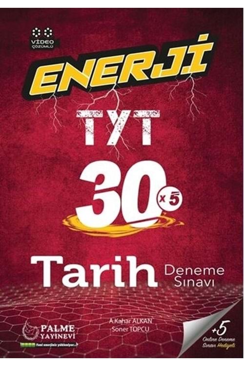 PALME TYT ENERJİ TARİH 30X5 DENEME SINAVI